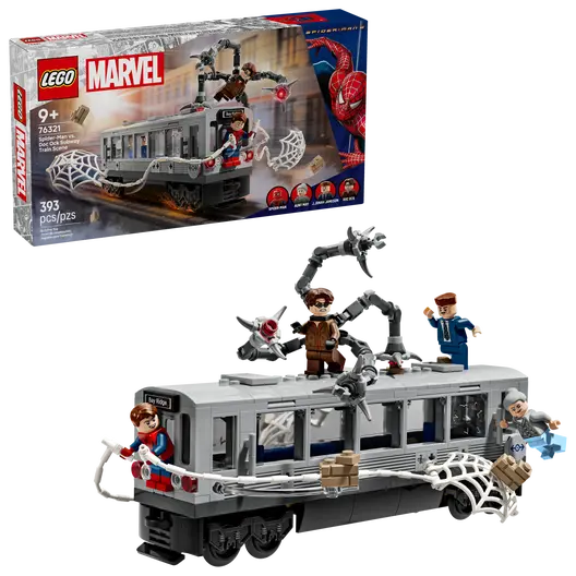 LEGO 76321 Marvel Spider-Man vs. Doc Ock Subway Train Scene