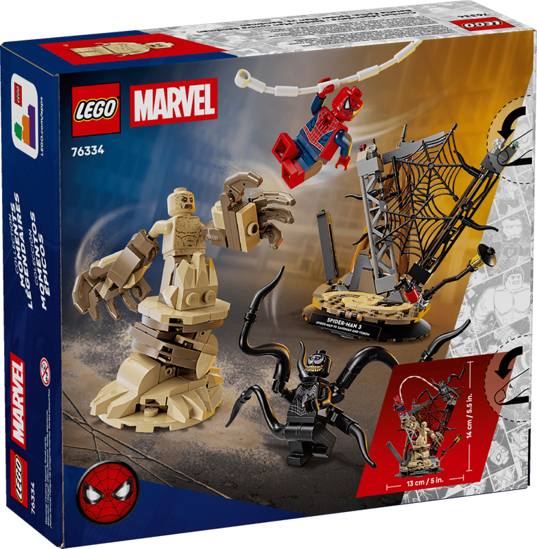 LEGO 76334 Super Heroes Marvel Epic Battle Spider Man vs Sandman