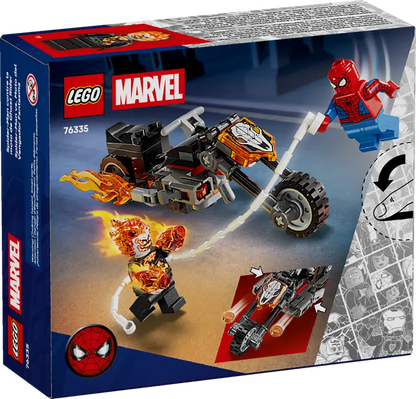 LEGO 76335 Super Heroes Marvel Spider Man vs Ghost Rider Motorcycle