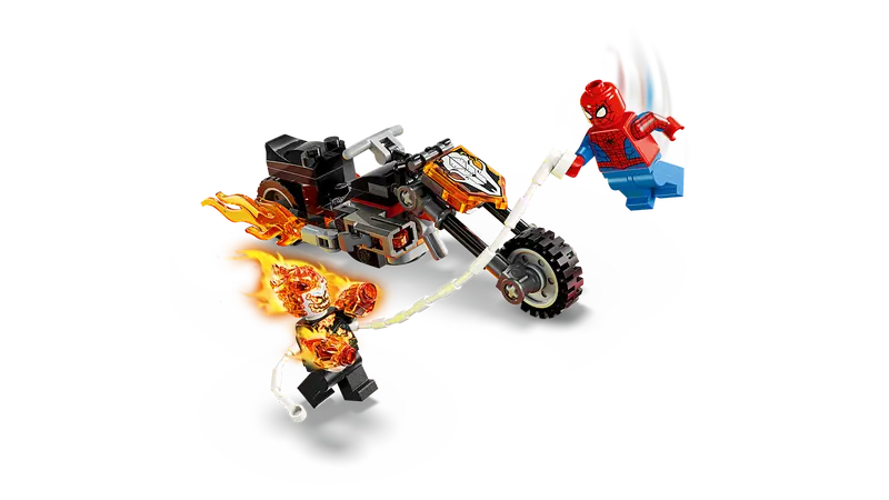 LEGO 76335 Super Heroes Marvel Spider Man vs Ghost Rider Motorcycle