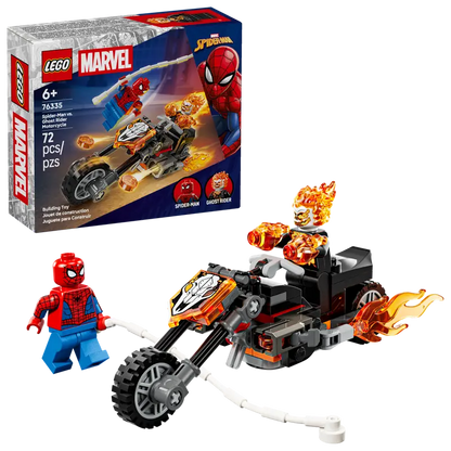 LEGO 76335 Super Heroes Marvel Spider Man vs Ghost Rider Motorcycle