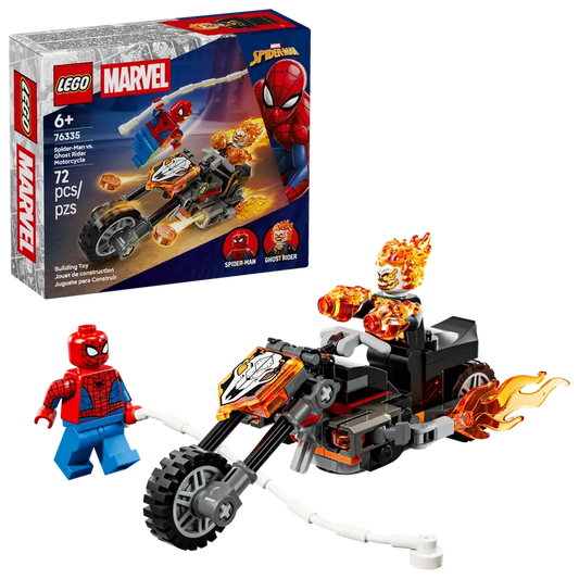 LEGO 76335 Super Heroes Marvel Spider Man vs Ghost Rider Motorcycle