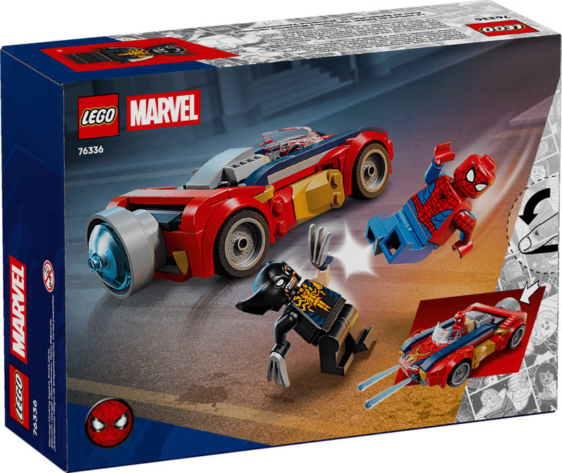 LEGO 76336 Marvel Super Heroes Spider-Man Car vs. Venomized Wolverine