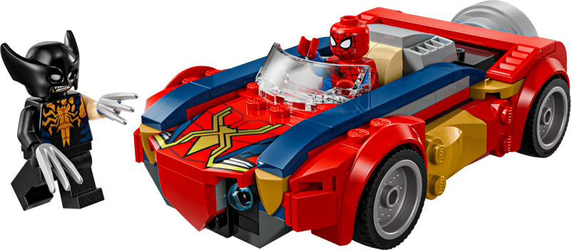 LEGO 76336 Marvel Super Heroes Spider-Man Car vs. Venomized Wolverine