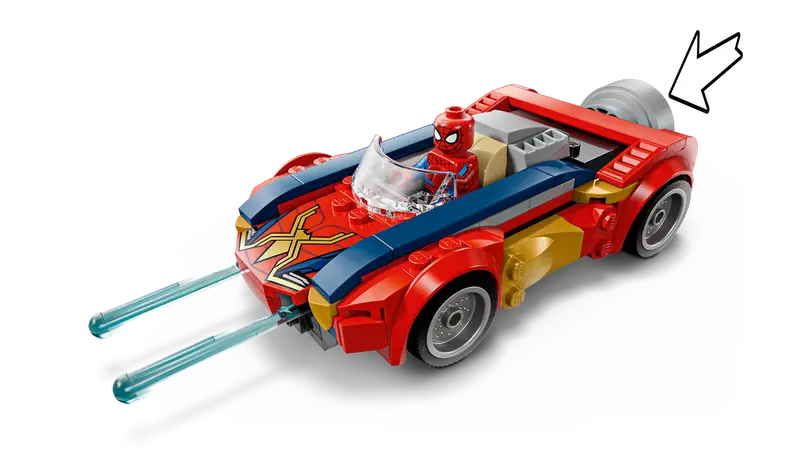 LEGO 76336 Marvel Super Heroes Spider-Man Car vs. Venomized Wolverine