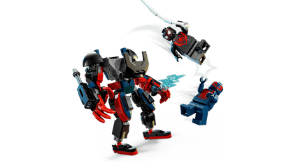 LEGO 76337 Marvel Super Heroes Miles Morales Mech vs Spider Man 2099