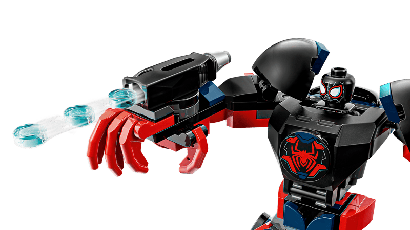 LEGO 76337 Marvel Super Heroes Miles Morales Mech vs Spider Man 2099