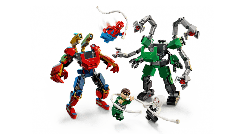 LEGO 76338 Marvel Super Heroes Mech Battle Spider Man vs Doc Ock