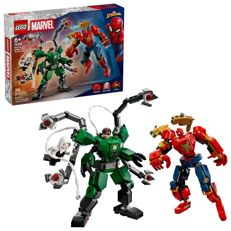 LEGO 76338 Marvel Super Heroes Mech Battle Spider Man vs Doc Ock