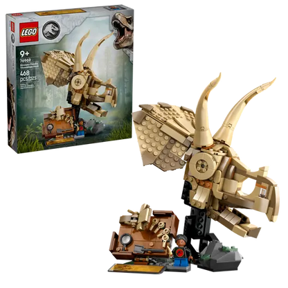 LEGO 76969 Jurassic World Dinosaur Fossils: Triceratops Skull