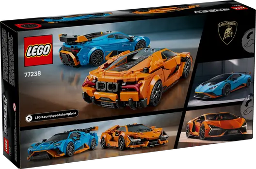 LEGO 77238 Speed Champions Lamborghini Revuelto & Huracán STO