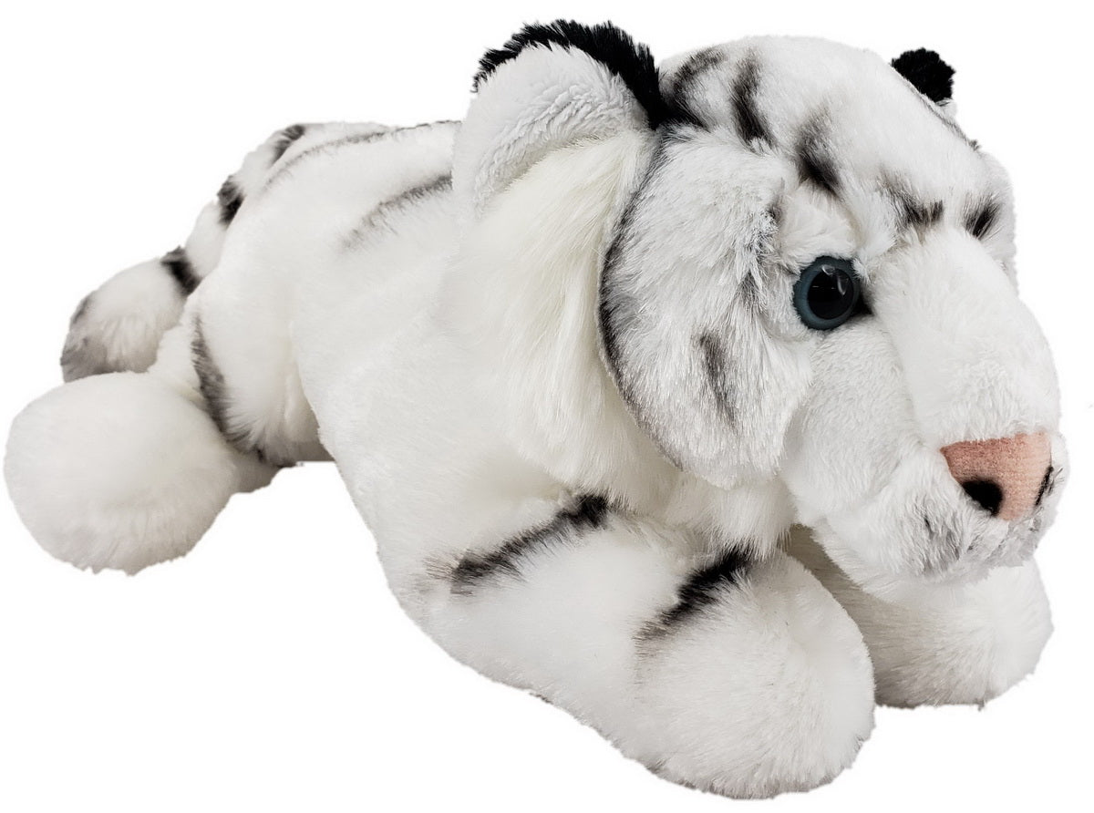Antics Wildlife White Tiger Lying 30cm