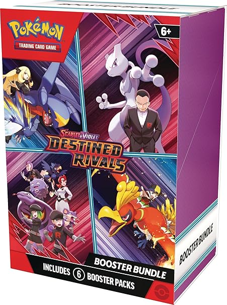 Pokemon TCG Scarlet & Violet Destined Rivals Booster Bundle 6 Packs