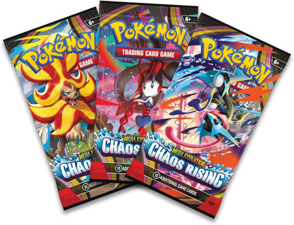 Pokémon TCG ME Chaos Rising Three Booster Packs