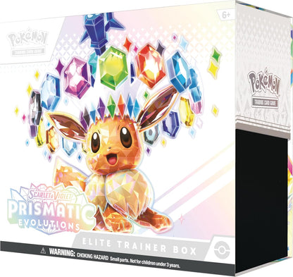 Pokemon TCG Scarlet & Violet Prismatic Evolutions Elite Trainer Box
