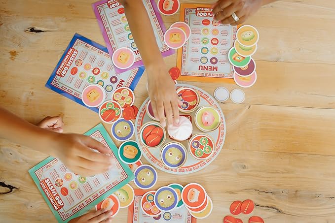 Sushi Go! Spin Some for Dim Sum- The Spin, Pick and Score Game