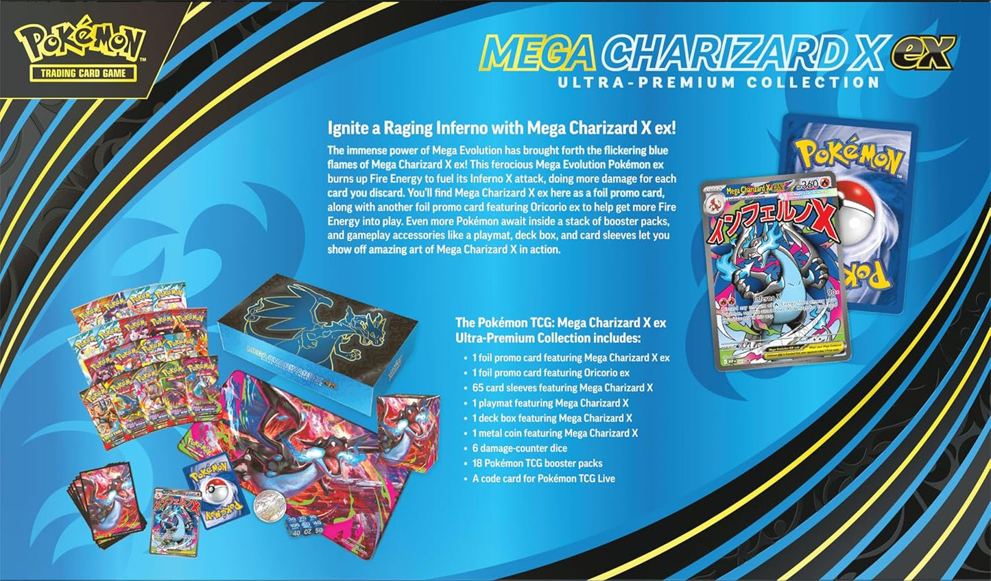 Pokémon TCG Mega Charizard X ex Ultra Premium Collection