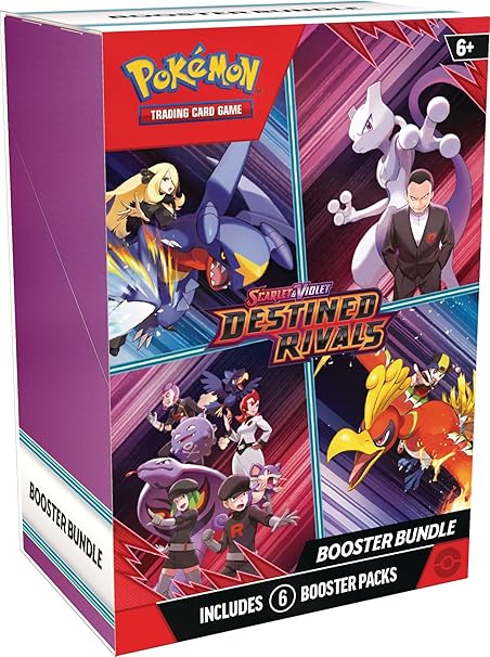 Pokemon TCG Scarlet & Violet Destined Rivals Booster Bundle 6 Packs