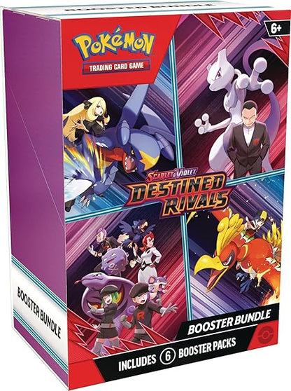 Pokemon TCG Scarlet & Violet Destined Rivals Booster Bundle 6 Packs
