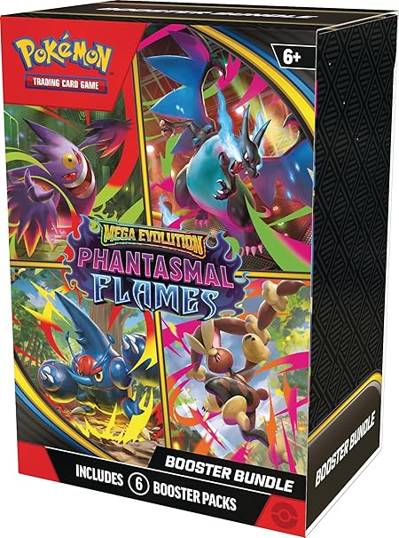 Pokémon TCG Mega Evolution Phantasmal Flames Booster Bundle