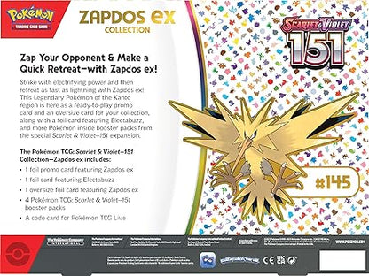 POKÉMON TCG Scarlet and Violet 151 Collection Zapdos ex