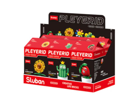 Sluban B1073 Potted Plants Flowers Assorted