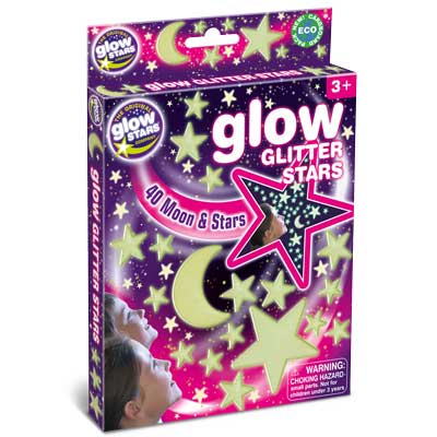 Glow Glitter Stars