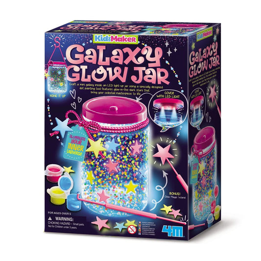 4M KidzMaker Galaxy Glow Jar