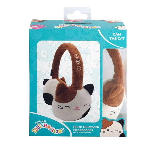 Squishmallows Plush Bluetooth Headphones Cam The Cat