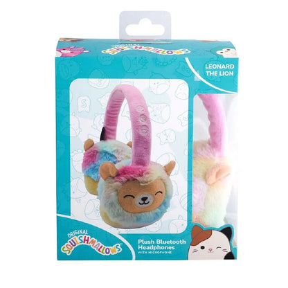 Squishmallows Plush Bluetooth Headphones Leonard The Lion