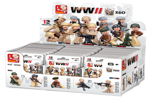 Sluban M38-B0582 Army Mini Figures Assorted