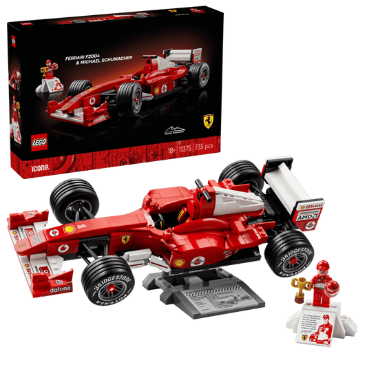LEGO 11375 Icons Ferrari F2004 & Michael Schumacher