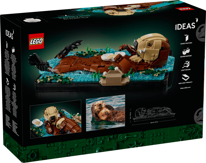 LEGO 21366 Ideas Floating Sea Otters