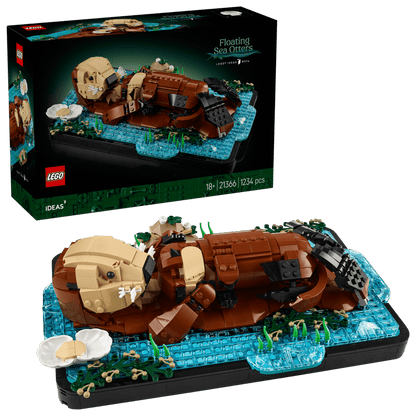 LEGO 21366 Ideas Floating Sea Otters