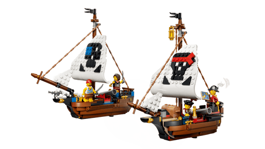 LEGO 31387 Creator Iconic Pirate Ship