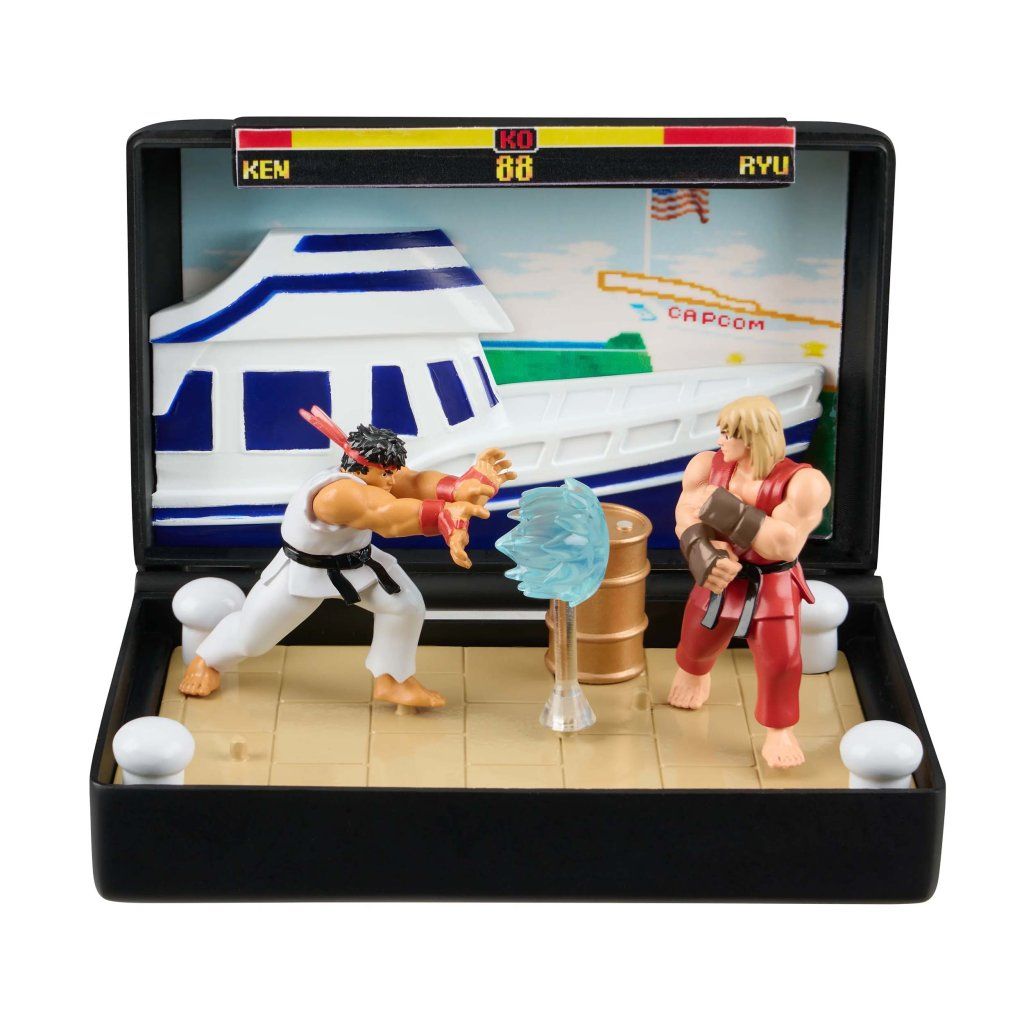 Console Heroes Super Street Fighter 2 Ken Stage Diorama