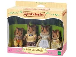 SYLVANIAN FAMILIES WALNUT SQUIRREL FAMILY 4172