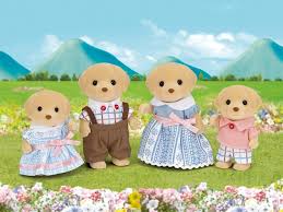 SYLVANIAN FAMILIES YELLOW LABRADOR FAMILY 5182