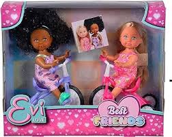 Evi LOVE Best Friends, Evi and Her Best Friend with Their Tricycles, 12 cm, From 3 Years