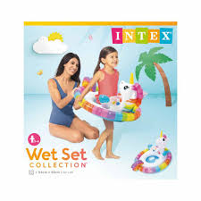 Intex Inflatable See Me Sit Swimming Pool Riders Kids Children Toy 3-4y Assorted