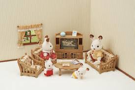 SYLVANIAN FAMILIES COMFY LIVING ROOM ACCESSORIES SET 5339