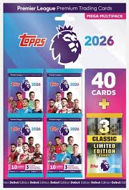 Topps Premier League 2026 Debut Edition Mega Multipack