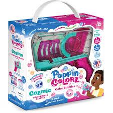 Beach Bubbles: PoppinColorz Cozmic Bubble Gun, Bright Colors, Outdoor Fun
