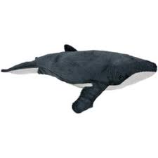 Humpback Whale with Real Sound Soft Toy