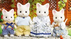 Sylvanian Families Silk Cat Family  - 4175