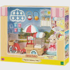 Sylvanian Families 5653 Popcorn Delivery Trike With Sheep Mother Barbara