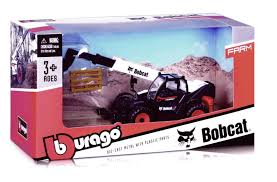 Bburago 1:50 Bobcat T40.180Slp Telehandler With Pallet Fork