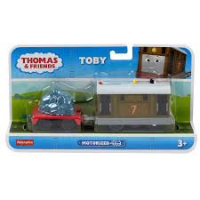 Thomas & Friends Toby Motorized Train Engine with Cargo