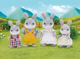 Sylvanian Families Cottontail Rabbit Family 4030