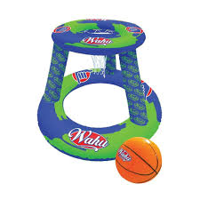 WAHU Pool Basketball Inflatable, Green/Blue